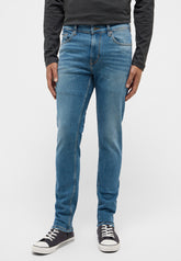 Mustang Frisco Skinny Męskie Spodnie Jeansowe Jeansy Dżinsy Denim Blue 1015493 5000 783